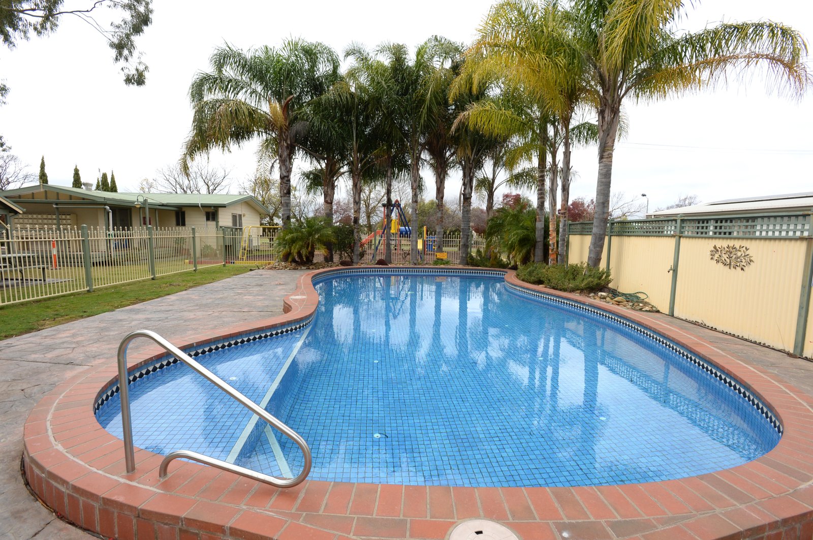 Pool area at the park
